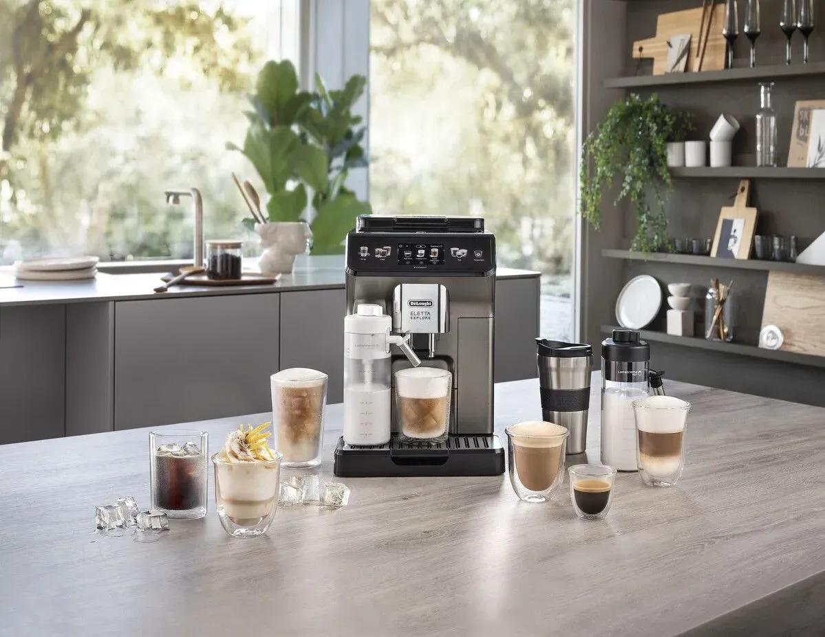 Кофемашина Delonghi ECAM450.86.T 1450Вт черный/серебристый - фото 3