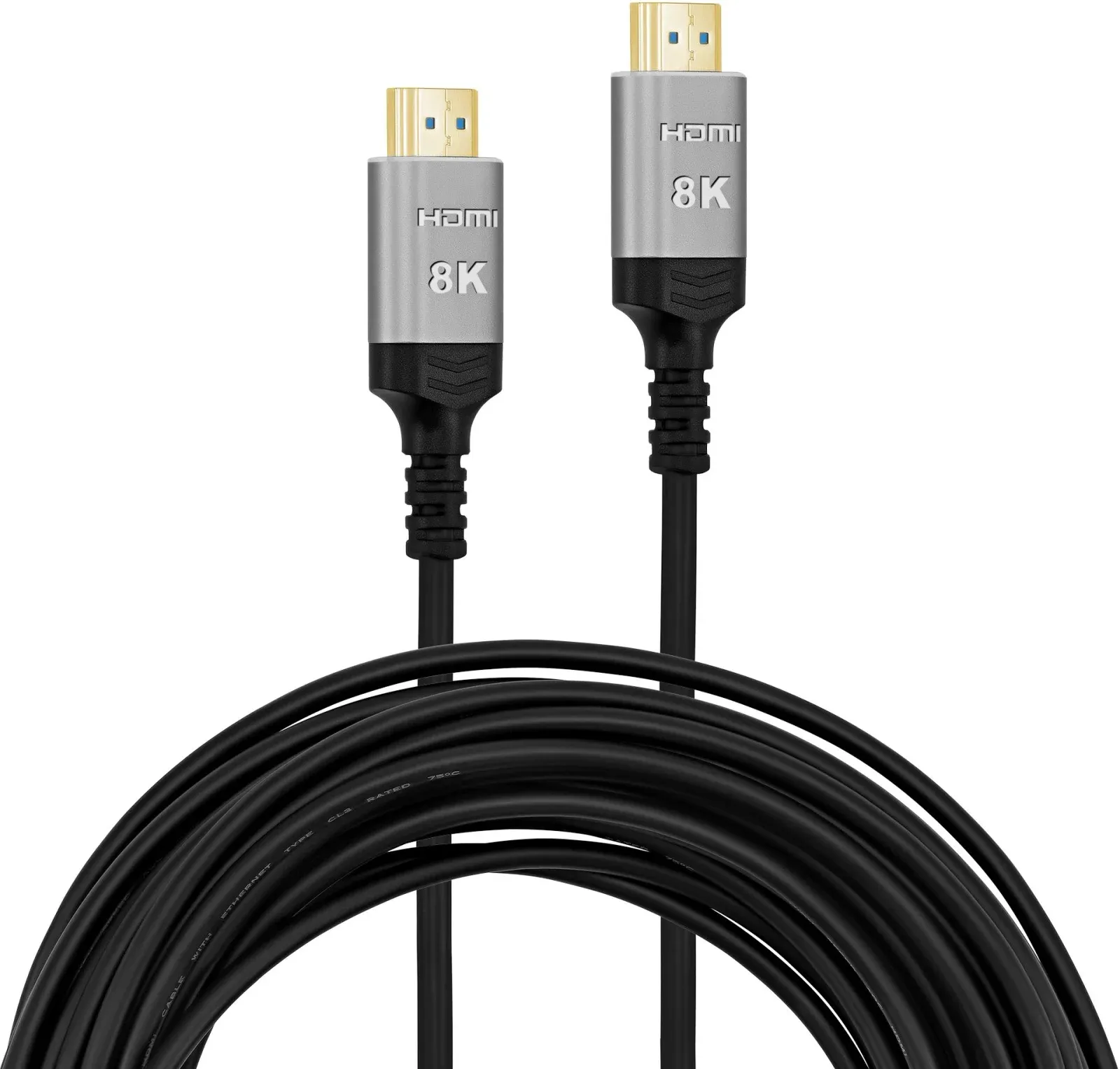 Кабель аудио-видео Digma HDMI 2.1 AOC HDMI m/HDMI m 10м. позолоч.конт. черный HDMI-AOC2.1-10 - фото 4