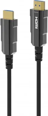 Кабель аудио-видео Digma HDMI 2.1 AOC HDMI m/HDMI m 20м. позолоч.конт. черный HDMI-AOC2.1-20 - фото 8