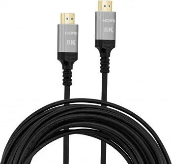 Кабель аудио-видео Digma HDMI 2.1 AOC HDMI m/HDMI m 30м. позолоч.конт. черный HDMI-AOC2.1-30 - фото 7