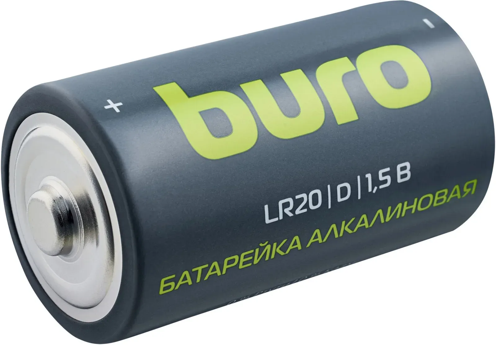 Батарея Buro Alkaline LR20 D 18000mAh 2шт блистер - фото 5
