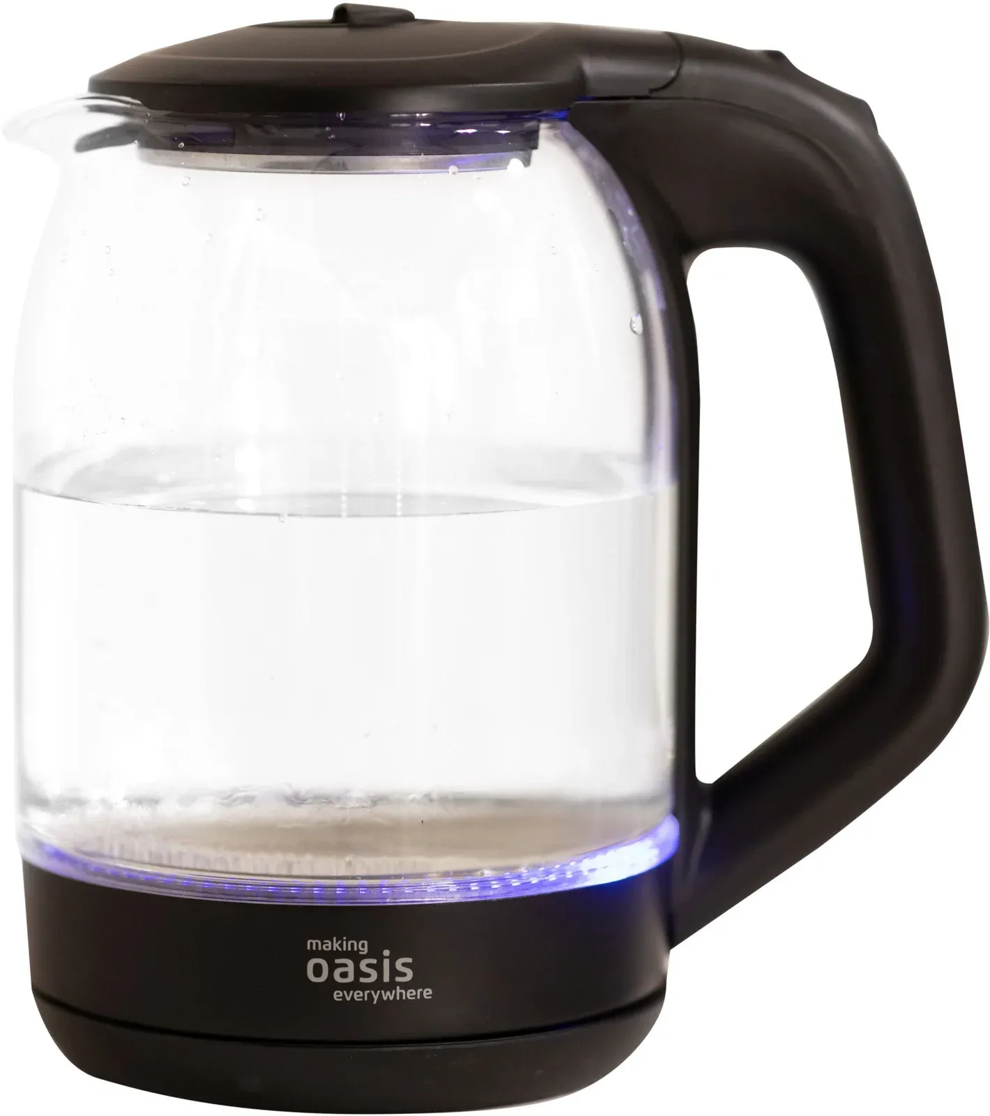 Чайник электрический Oasis K-9GB 1.8л. 2000Вт черный корпус: стекло/пластик K-9GВ - фото 8