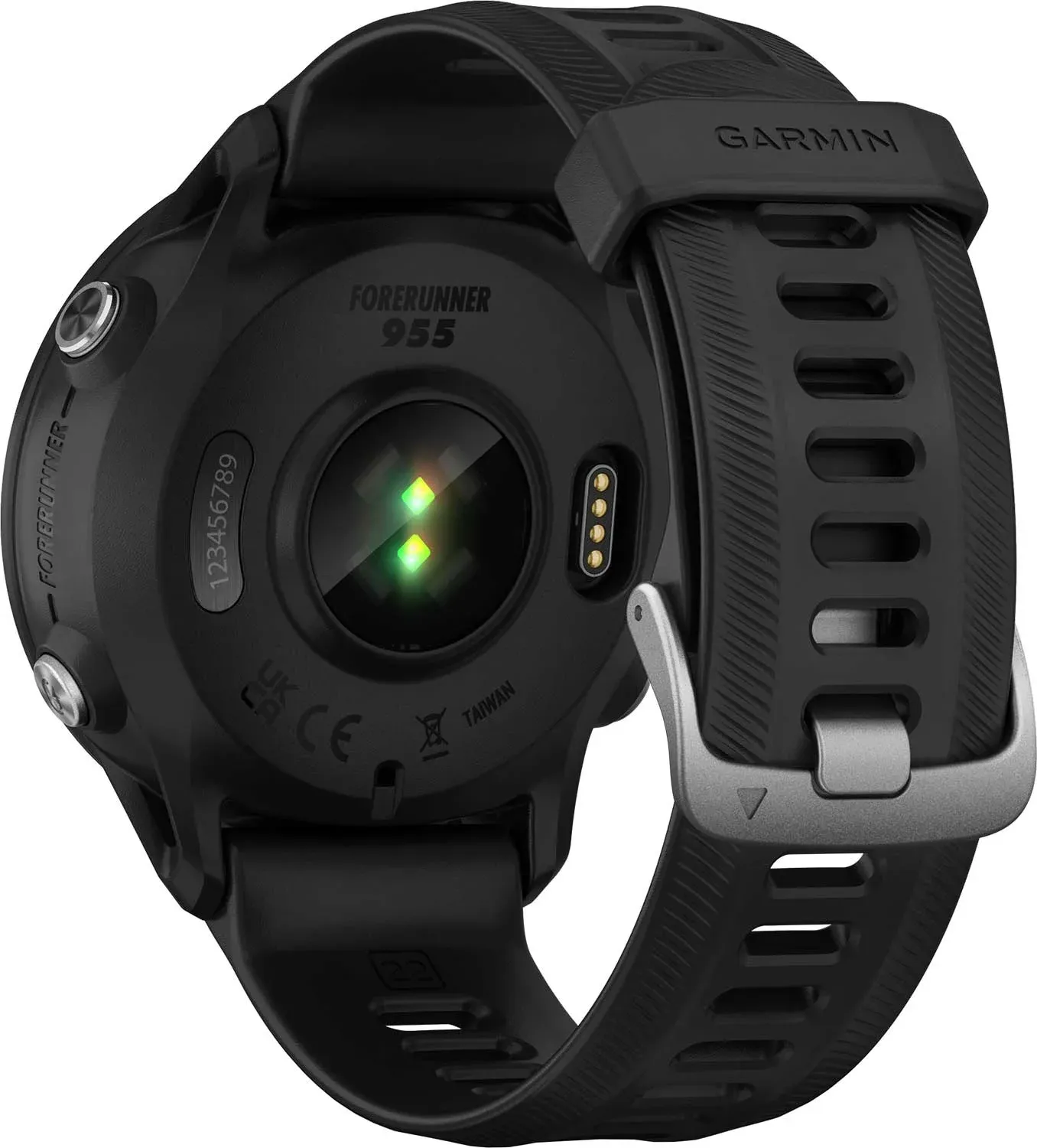 Смарт-часы Garmin Forerunner 955 33мм 1.3 корп.черный рем.черный разм.брасл.:130-220мм 010-02638-30 - фото 7