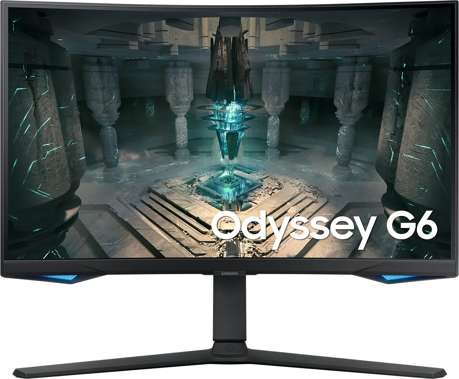 Монитор Samsung 27 Odyssey G6 S27BG650EI черный VA LED 16:9 HDMI M/M полуматовая HAS Piv 350cd 178гр/178гр 2560x1440 240Hz FreeSync Premium Pro DP 2K USB 6.4кг - фото 4