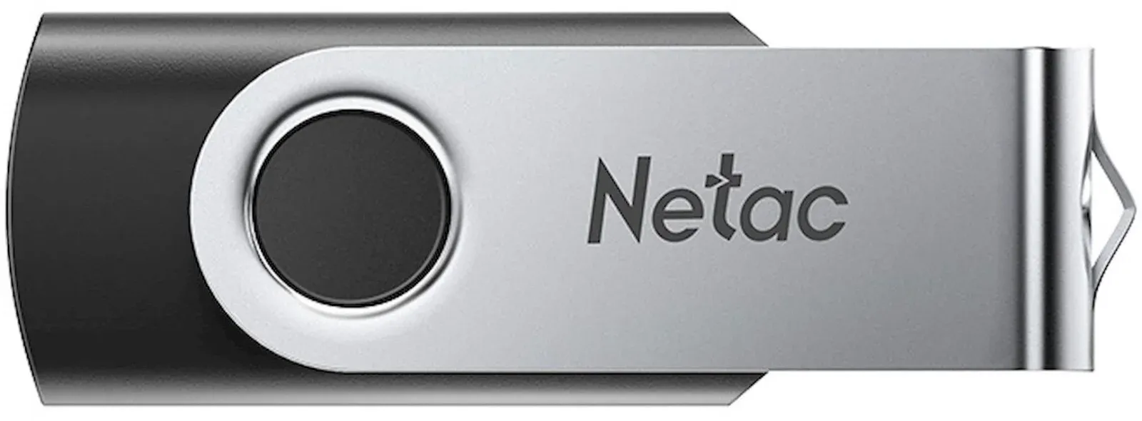 Флеш Диск Netac 64GB U505 NT03U505N-064G-20BK USB2.0 черный/серебристый, 64 ГБ - фото 3