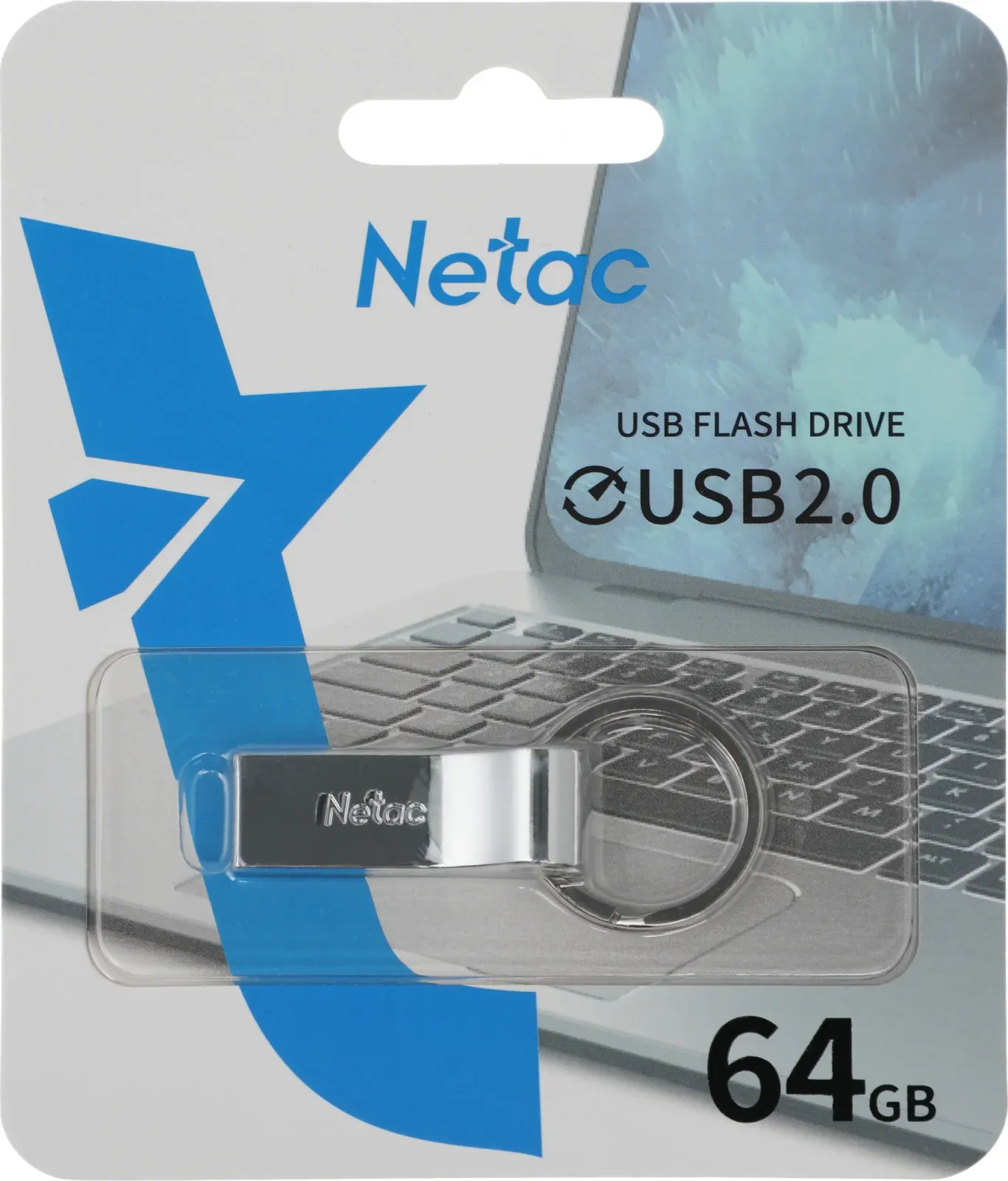Флеш Диск Netac 64GB U275 NT03U275N-064G-20SL USB2.0 серебристый, 64 ГБ - фото 6