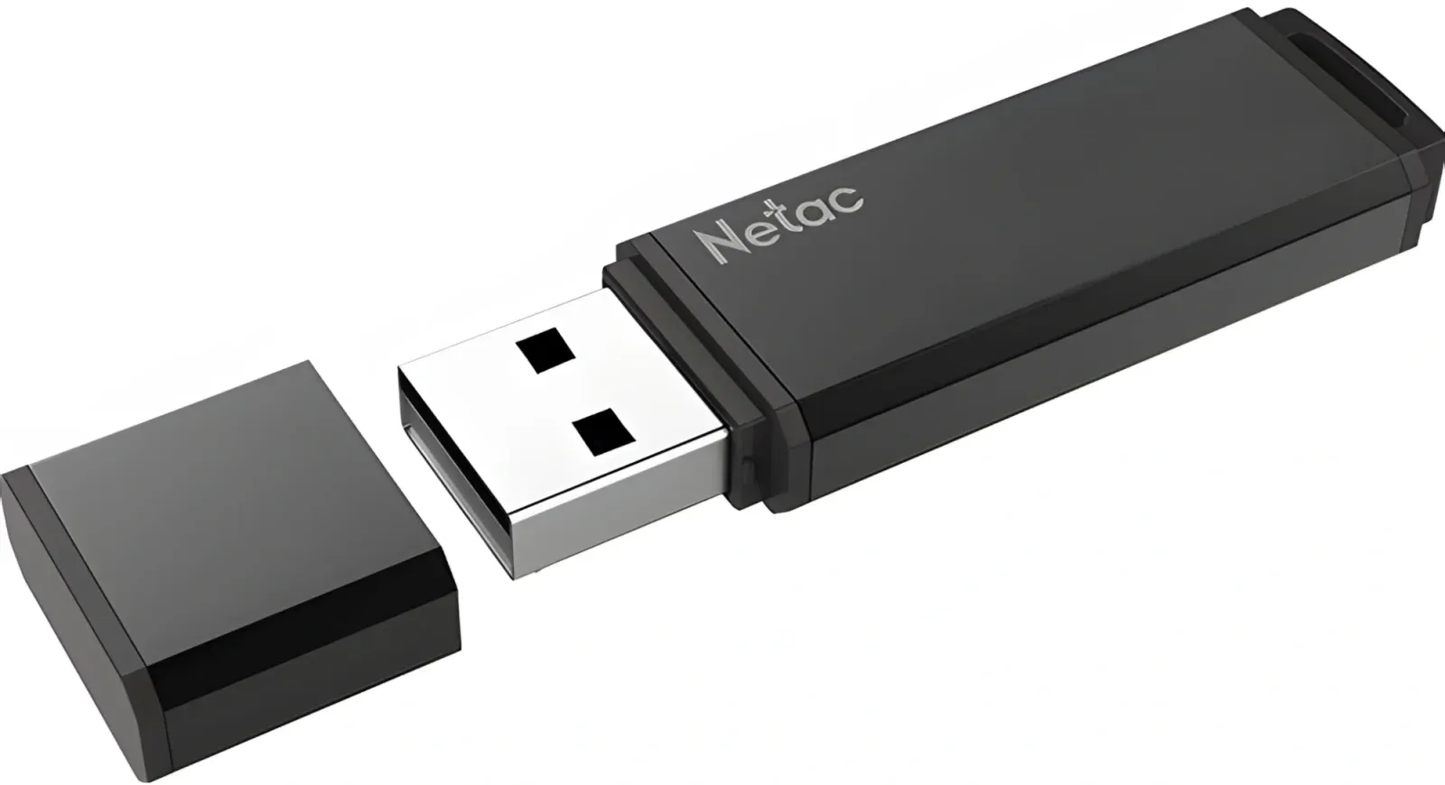 Флеш Диск Netac 64GB U351 NT03U351N-064G-20BK USB2.0 черный, 64 ГБ - фото 3