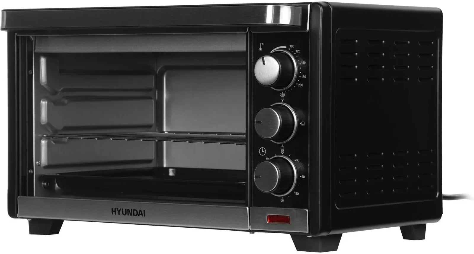 Мини-печь Hyundai MIO-HY091 20л. 1380Вт черный, 20 л - фото 5