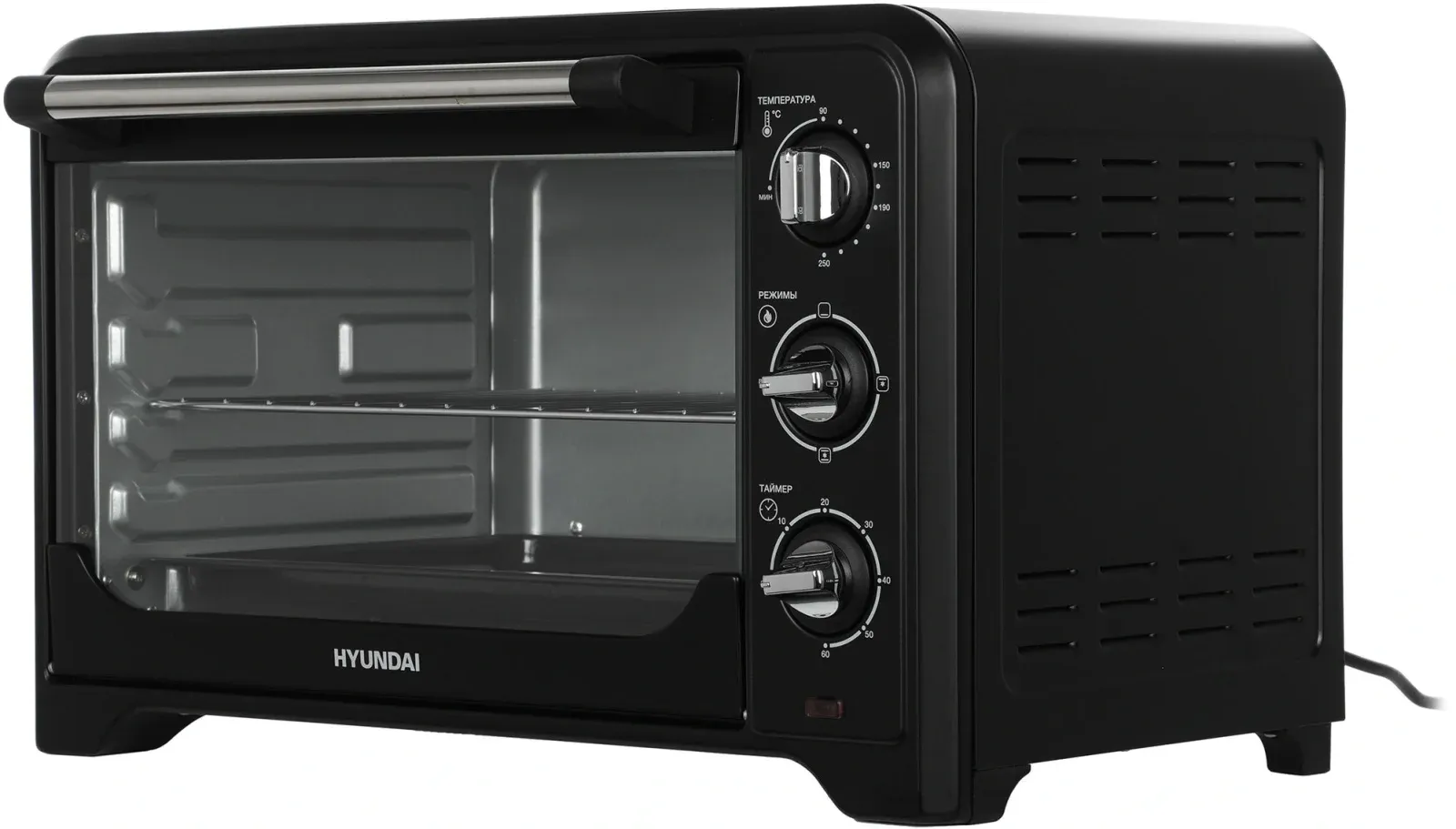 Мини-печь Hyundai MIO-HY092 35л. 1600Вт черный, 35 л - фото 6
