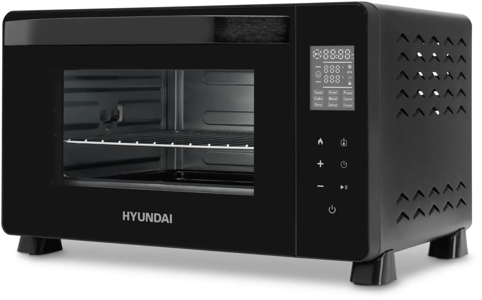 Мини-печь Hyundai MIO-HY088 23л. 1500Вт черный, 23 л - фото 4