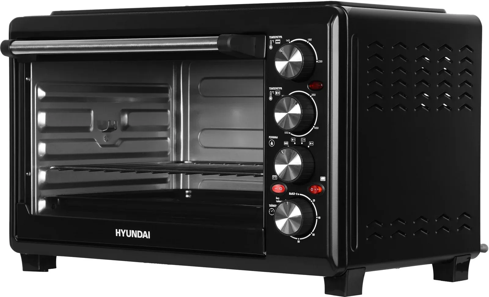 Мини-печь Hyundai MIO-HY086 38л. 1600Вт черный, 38 л - фото 6