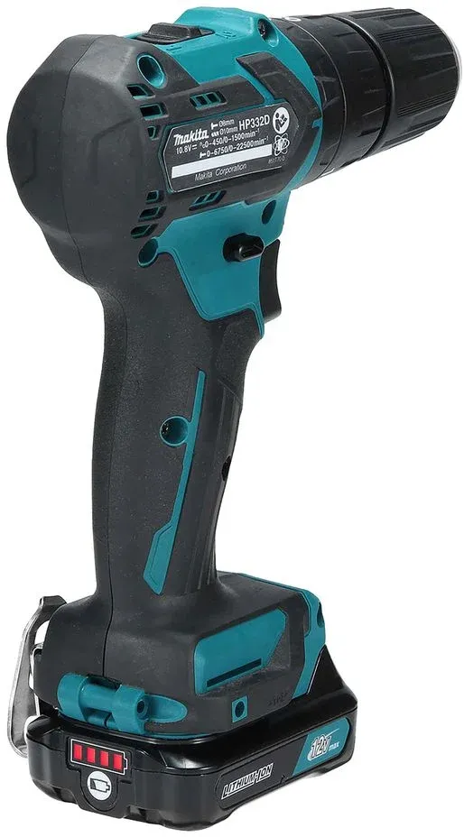 Дрель-шуруповерт Makita HP332DZ аккум. патрон:быстрозажимной - фото 7