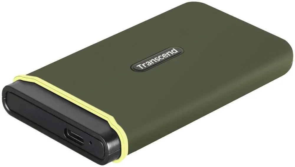 Накопитель SSD Transcend USB-C 2Tb TS2TESD380C темно-зеленый - фото 3