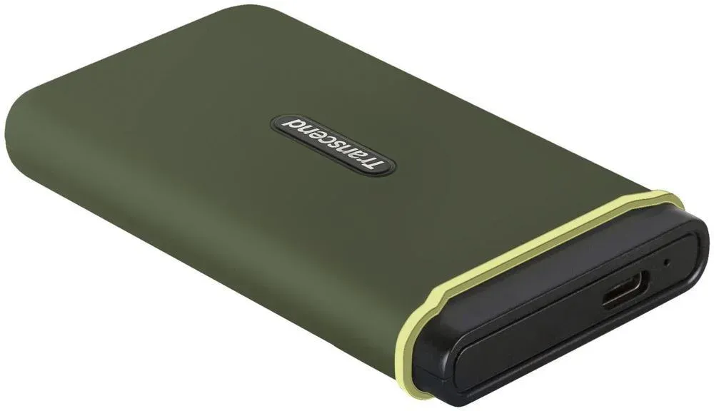 Накопитель SSD Transcend USB-C 2Tb TS2TESD380C темно-зеленый - фото 4