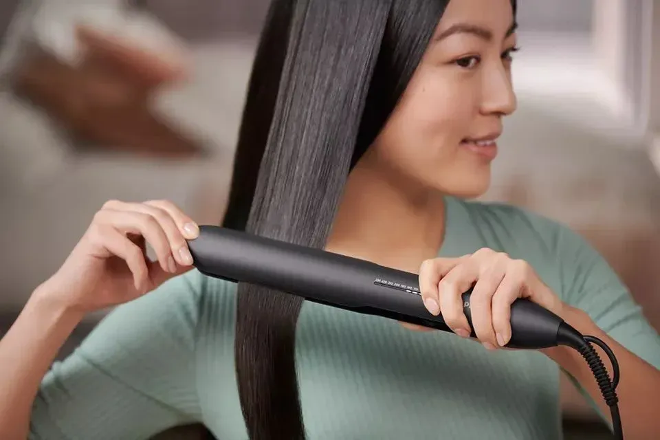 Выпрямитель Philips BHS510/00 черный макс.темп.:230С покрытие:керамическое с арган.маслом - фото 4
