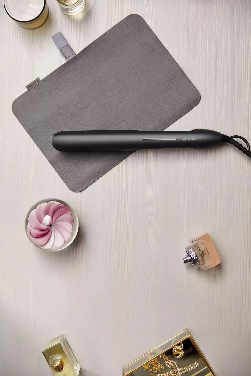 Выпрямитель Philips BHS510/00 черный макс.темп.:230С покрытие:керамическое с арган.маслом - фото 5