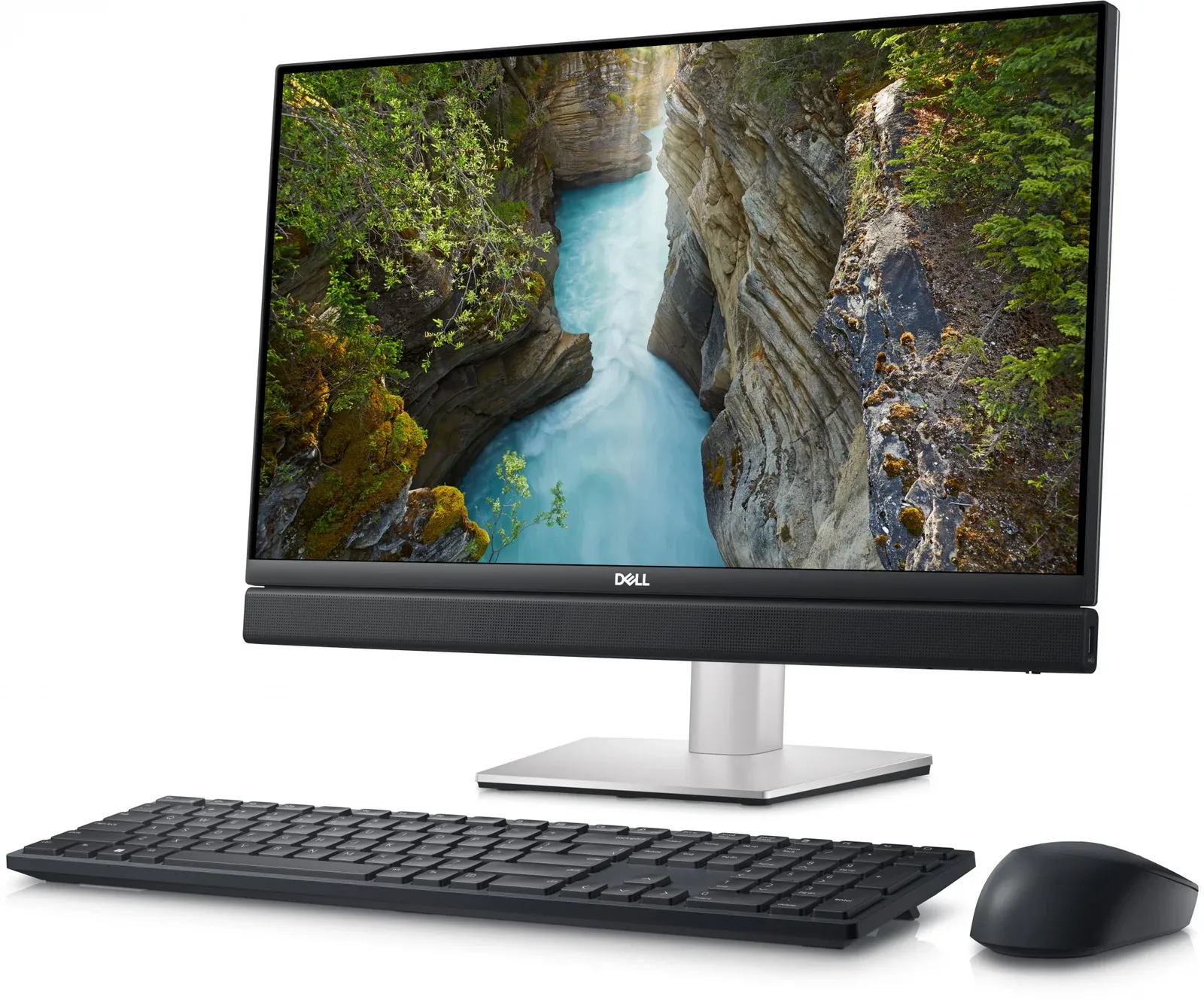 Моноблок Dell Optiplex 7410 Plus 23.8 Full HD i7 13700 2.1 16Gb SSD512Gb UHDG 770 CR Windows 11 Pro GbitEth WiFi BT 240W клавиатура мышь Cam серебристый 1920x1080 - фото 2