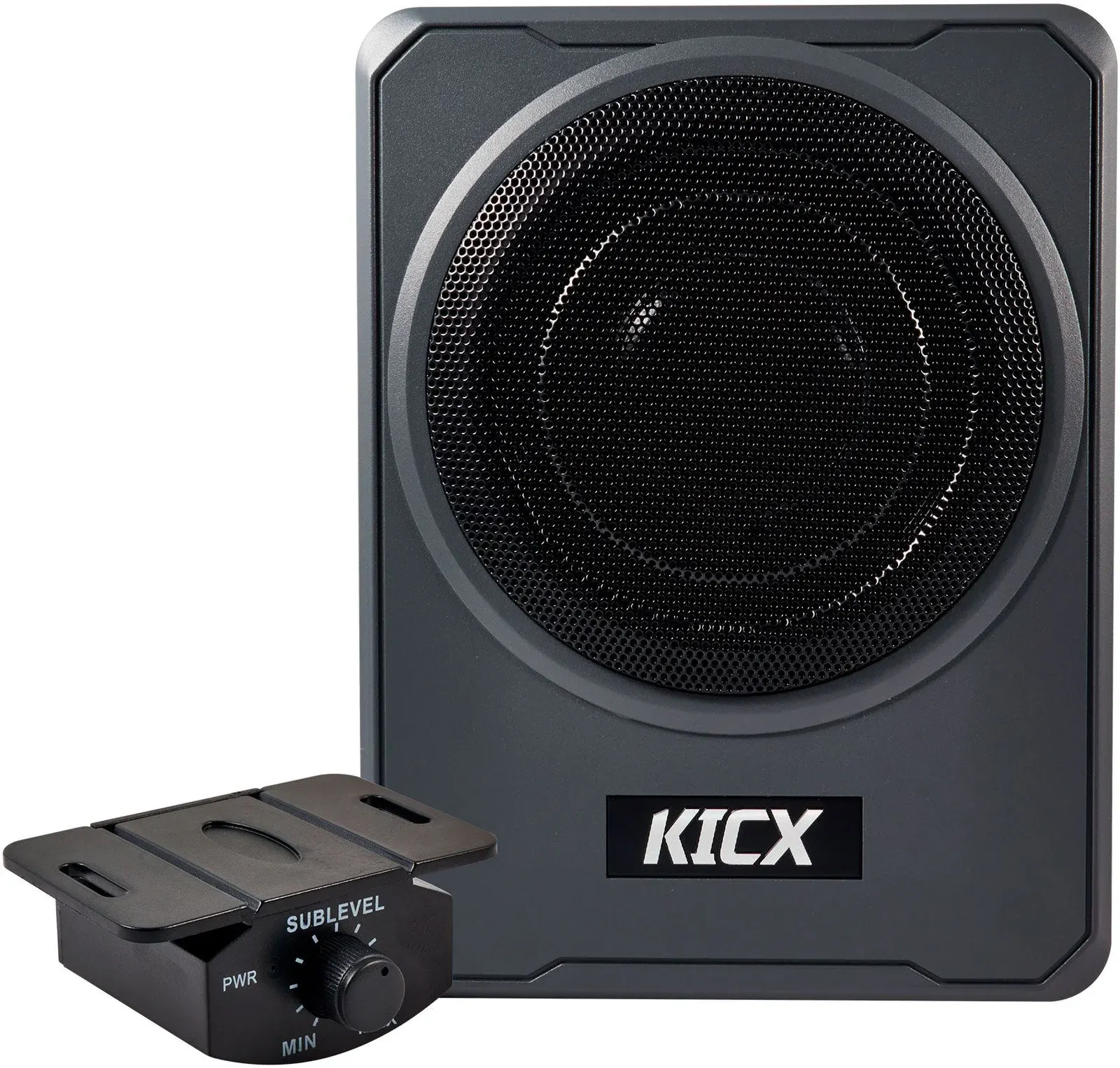 Сабвуфер автомобильный Kicx Q200BA 300Вт активный 20см/8 - фото 3