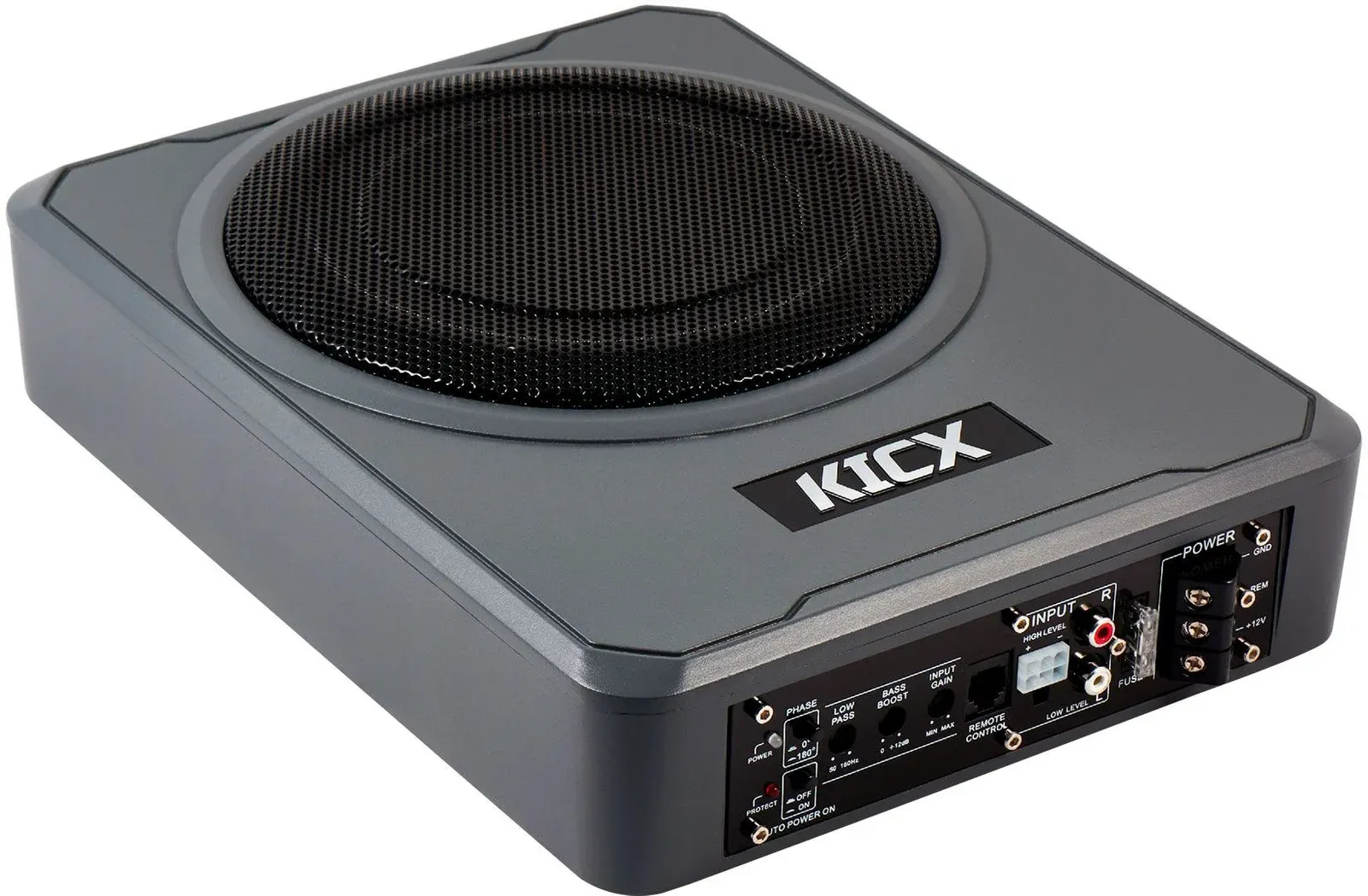 Сабвуфер автомобильный Kicx Q200BA 300Вт активный 20см/8 - фото 5