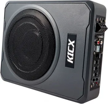 Сабвуфер автомобильный Kicx Q200BA 300Вт активный 20см/8 - фото 8
