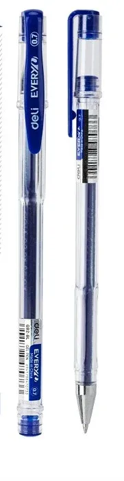 Гелевые ручки DELI EG82-BL - фото 1