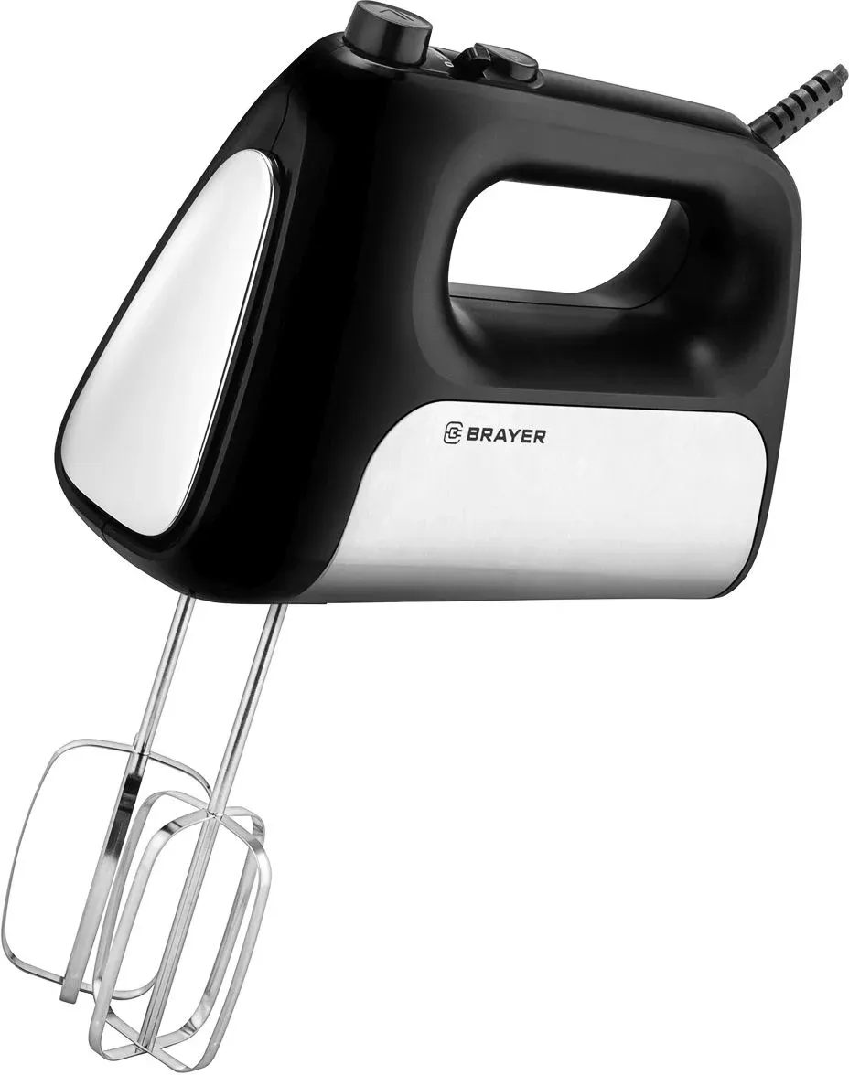 Миксер ручной Brayer BR1303BK 500Вт черный/серый - фото 2