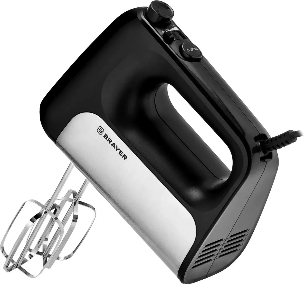 Миксер ручной Brayer BR1303BK 500Вт черный/серый - фото 3