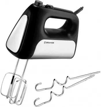 Миксер ручной Brayer BR1303BK 500Вт черный/серый - фото 6