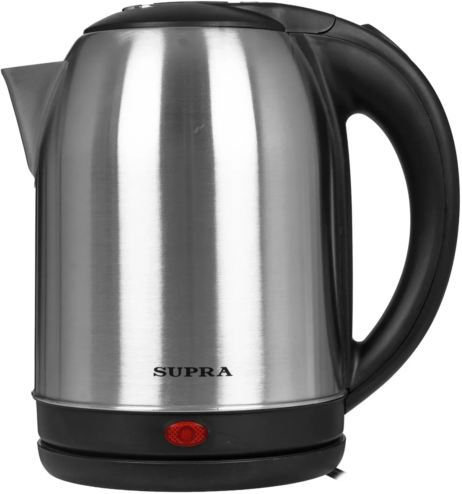 Чайник электрический Supra KES-1823 1.8л. 1500Вт серебристый/черный корпус: металл/пластик - фото 1