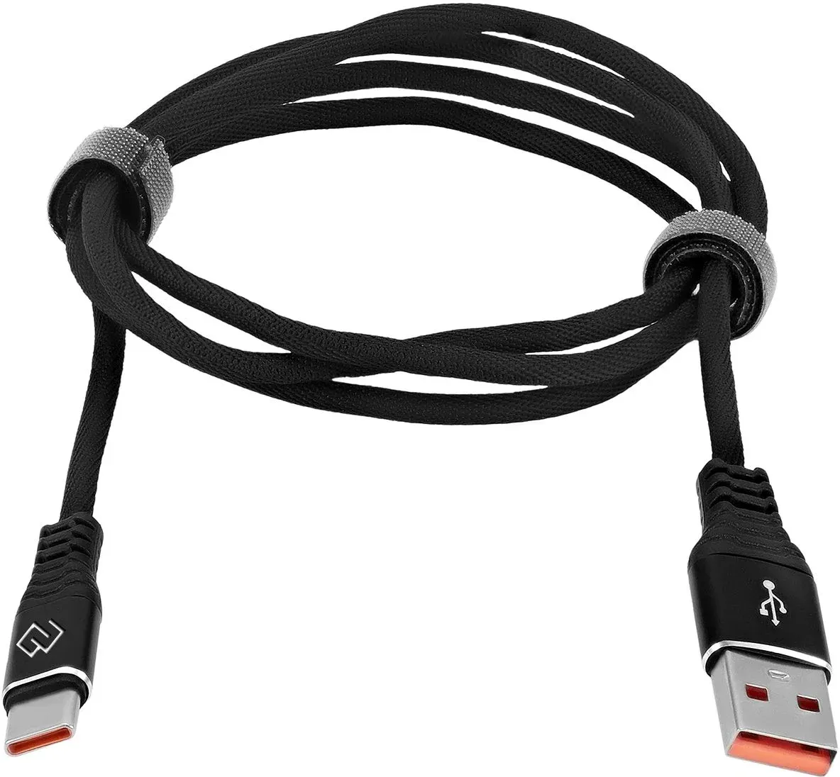 Кабель Digma DG-USBA-С-1M-27W USB m-USB Type-C m 1м черный - фото 2