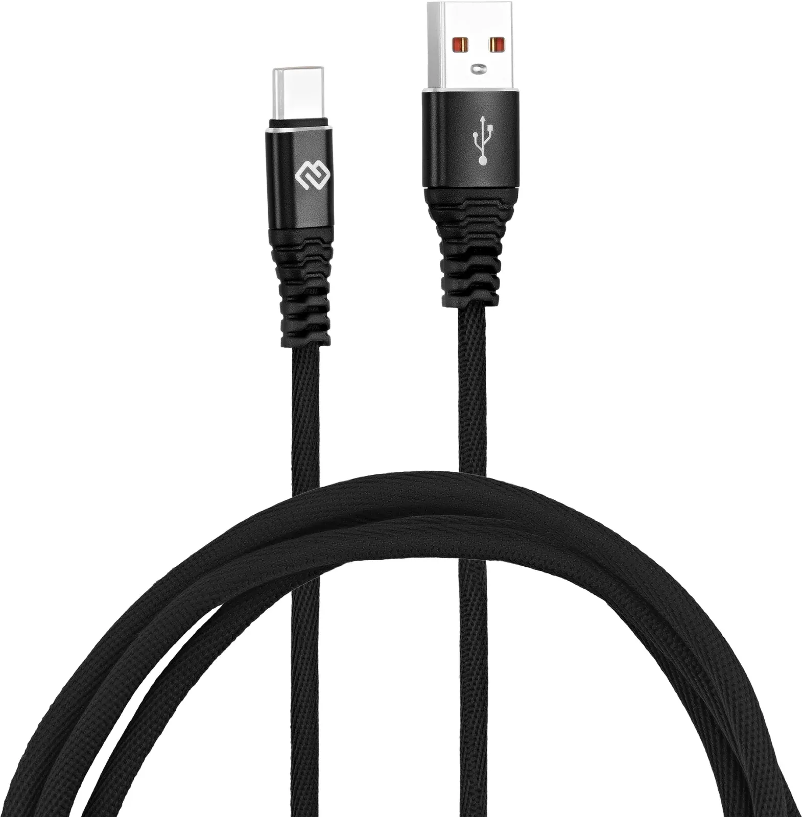 Кабель Digma DG-USBA-С-2M-27W USB m-USB Type-C m 2м черный - фото 1