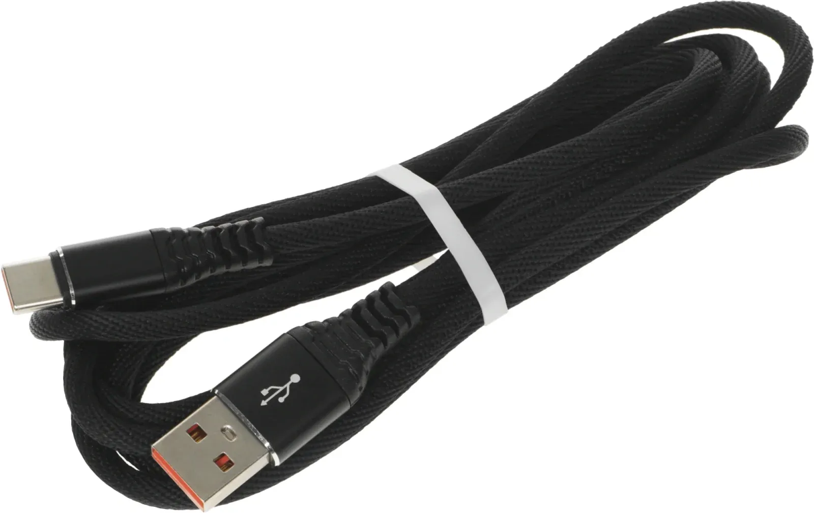 Кабель Digma DG-USBA-С-2M-27W USB m-USB Type-C m 2м черный - фото 7