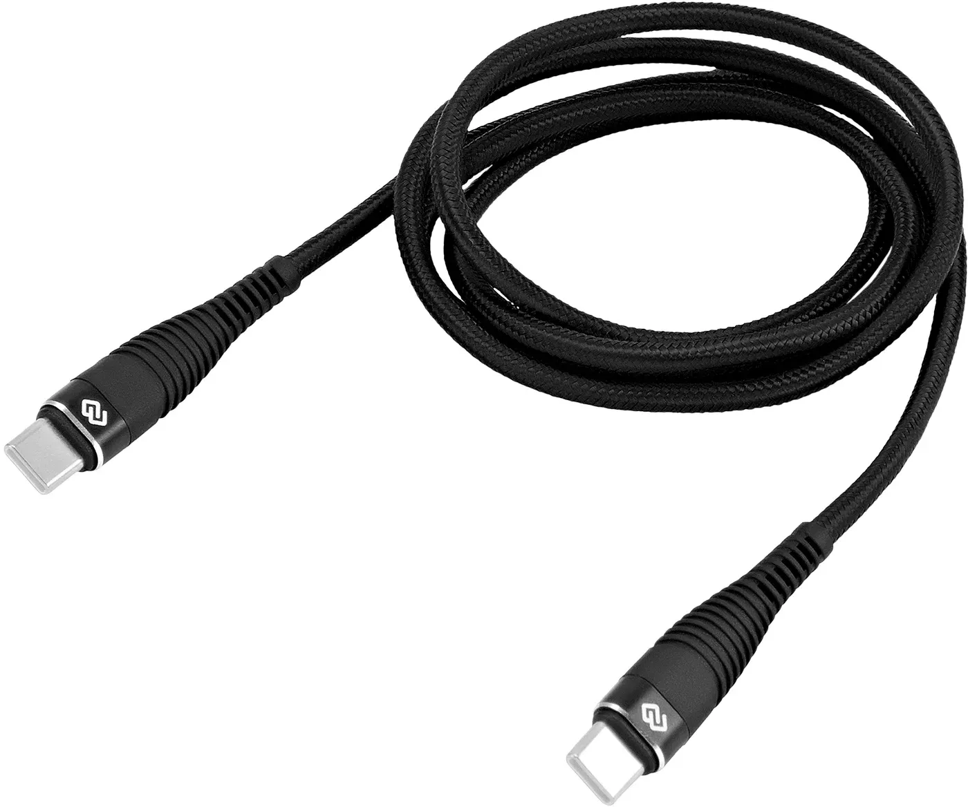 Кабель Digma DG-USBС-C-2M-100W USB Type-C m-USB Type-C m 2м черный - фото 2