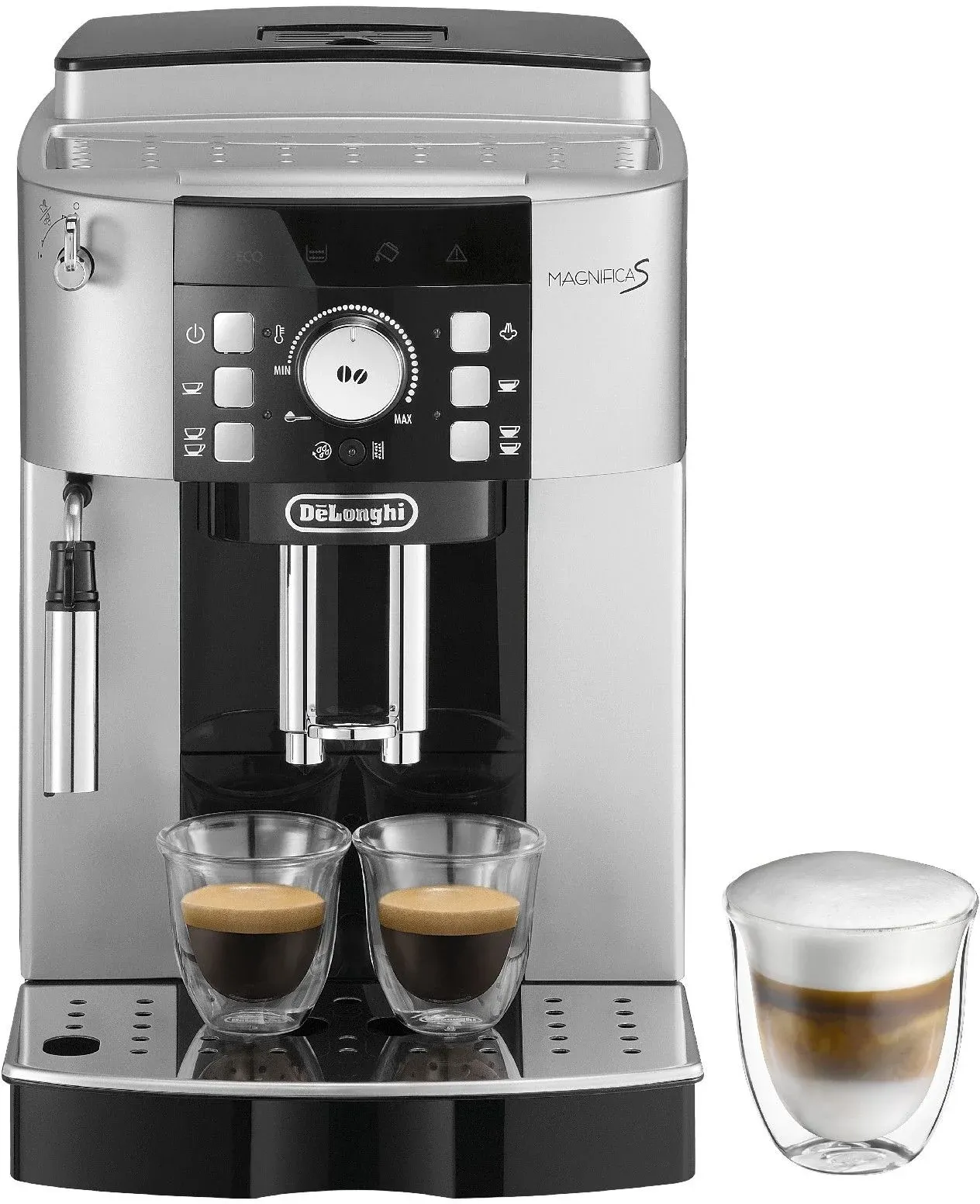 Кофемашина Delonghi Magnifica S ECAM21.117.SB 1450Вт серебристый/черный - фото 2
