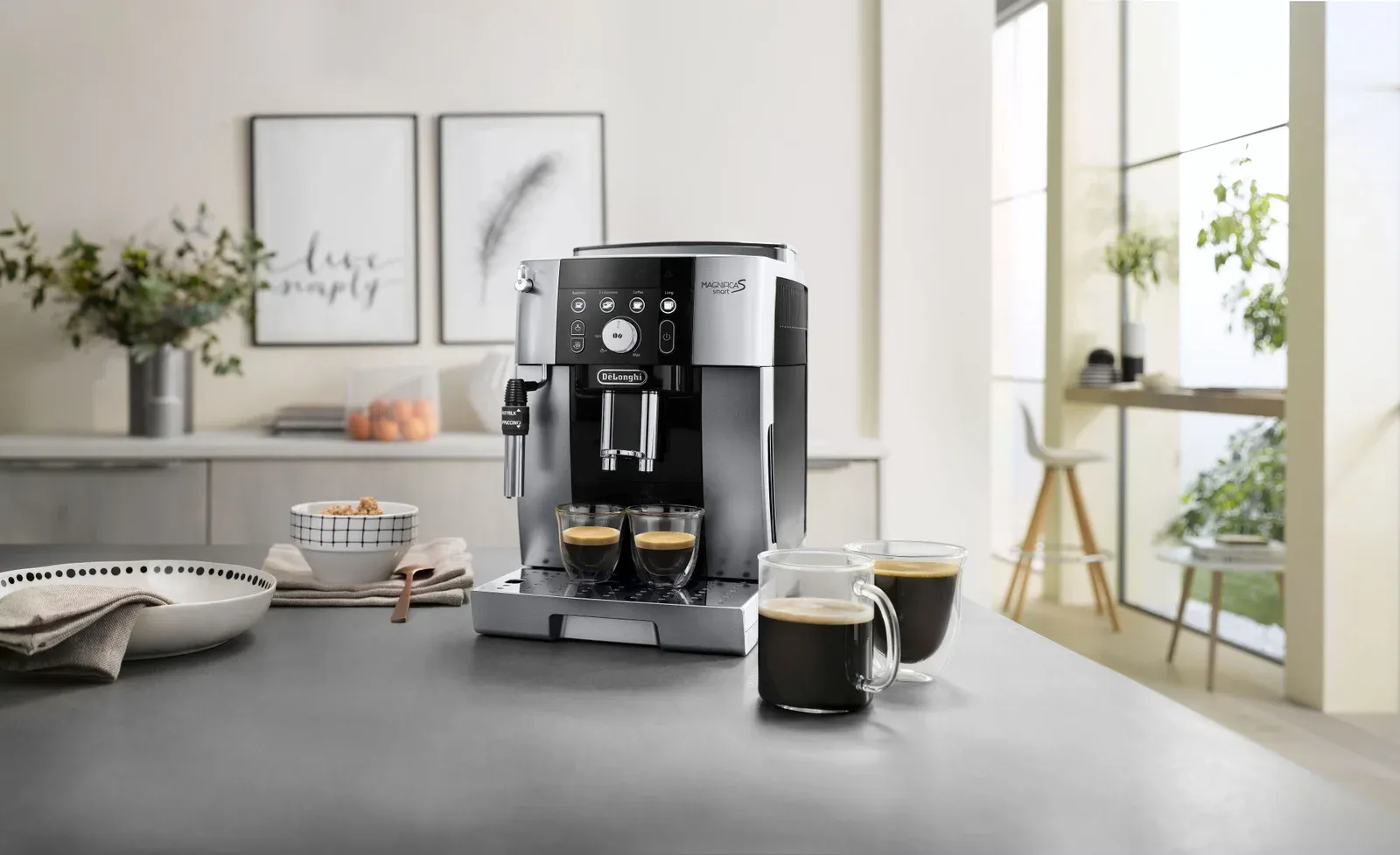 Кофемашина Delonghi Magnifica Smart ECAM250.23.SB 1450Вт черный/серебристый - фото 5