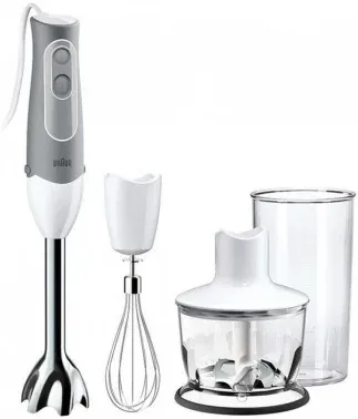 Блендер погружной Braun MQ535 600Вт белый/серый - фото 4