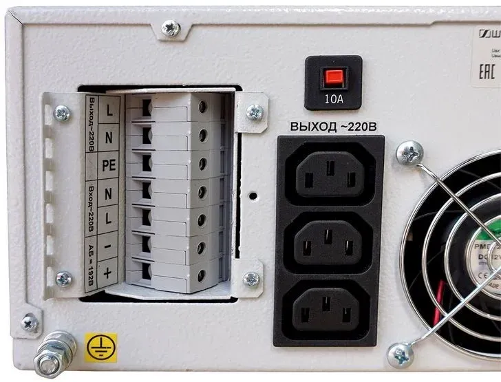 Источник бесперебойного питания Штиль SR SR1106L 5400Вт 6000ВА серый - фото 6