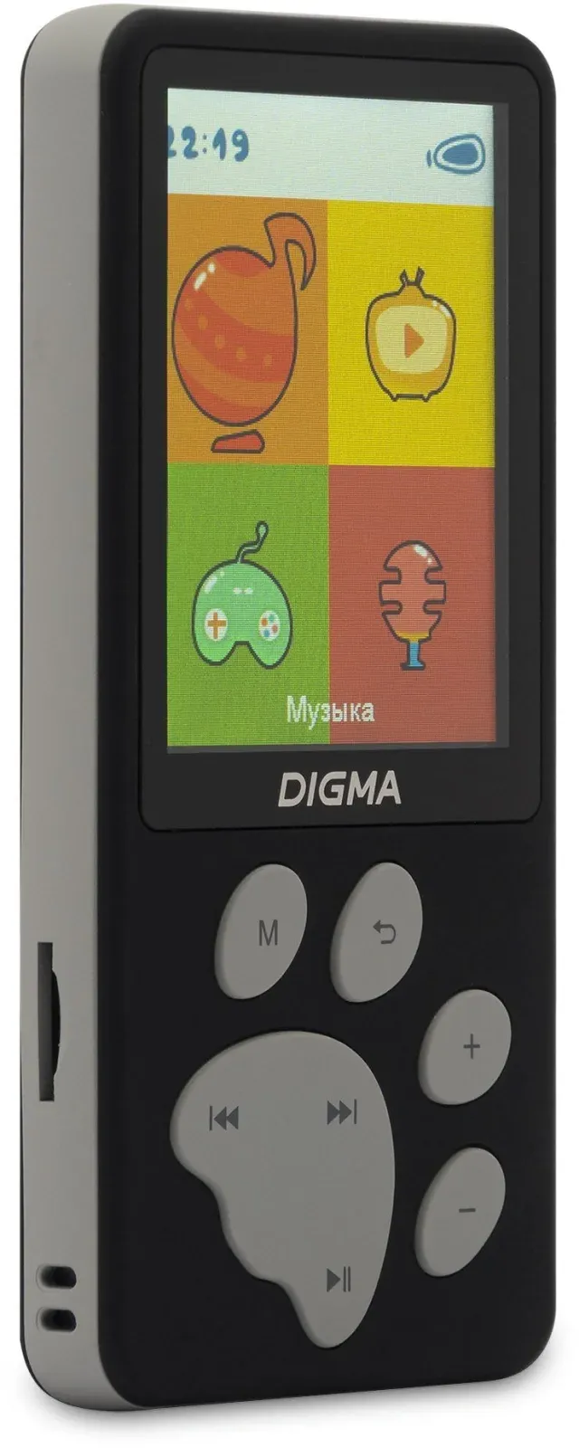 Плеер Hi-Fi Flash Digma S5 8Gb черный/серый/2.4/FM/microSD/microSDHC - фото 5