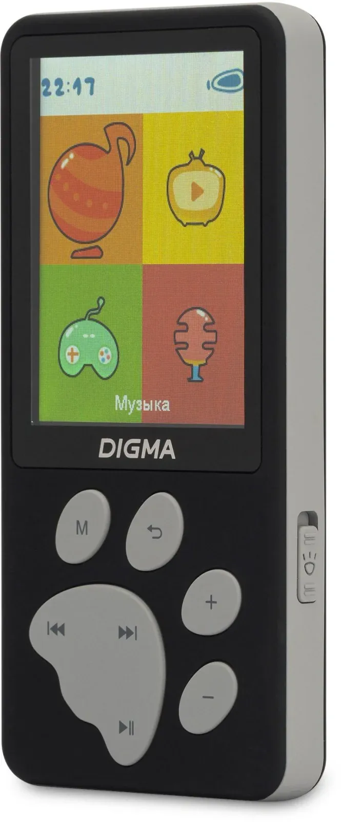 Плеер Hi-Fi Flash Digma S5 8Gb черный/серый/2.4/FM/microSD/microSDHC - фото 6