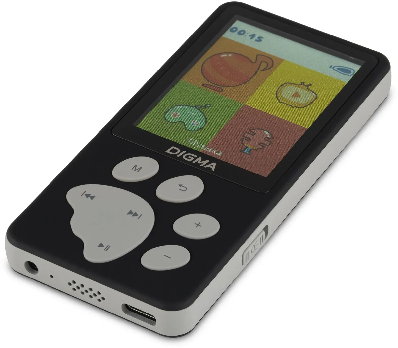 Плеер Hi-Fi Flash Digma S5 8Gb черный/серый/2.4/FM/microSD/microSDHC - фото 7