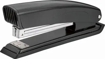 Степлер Kw-Trio 055C6BLACK 24/6 26/6 20листов встроенный антистеплер черный 210скоб металл/пластик закрытый/открытый/прямой коробка - фото 2