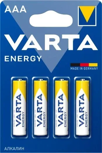 Батарейки Элементы питания VARTA LR03 BL4 Alkaline - фото 4