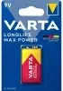 Батарея Varta LongLife Max Power 6LR61 1шт блистер - фото 3