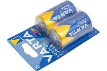 Батарея Varta Longlife power LR20 BL2 Alkaline D 2шт блистер - фото 6