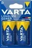 Батарея Varta Longlife power LR20 BL2 Alkaline D 2шт блистер - фото 7