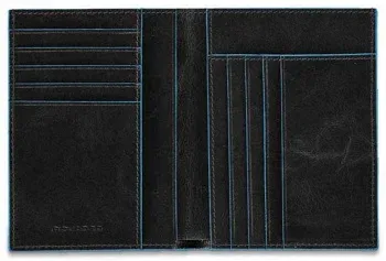 Кошелек мужской Piquadro Blue Square PU1393B2R/N черный натур.кожа - фото 2