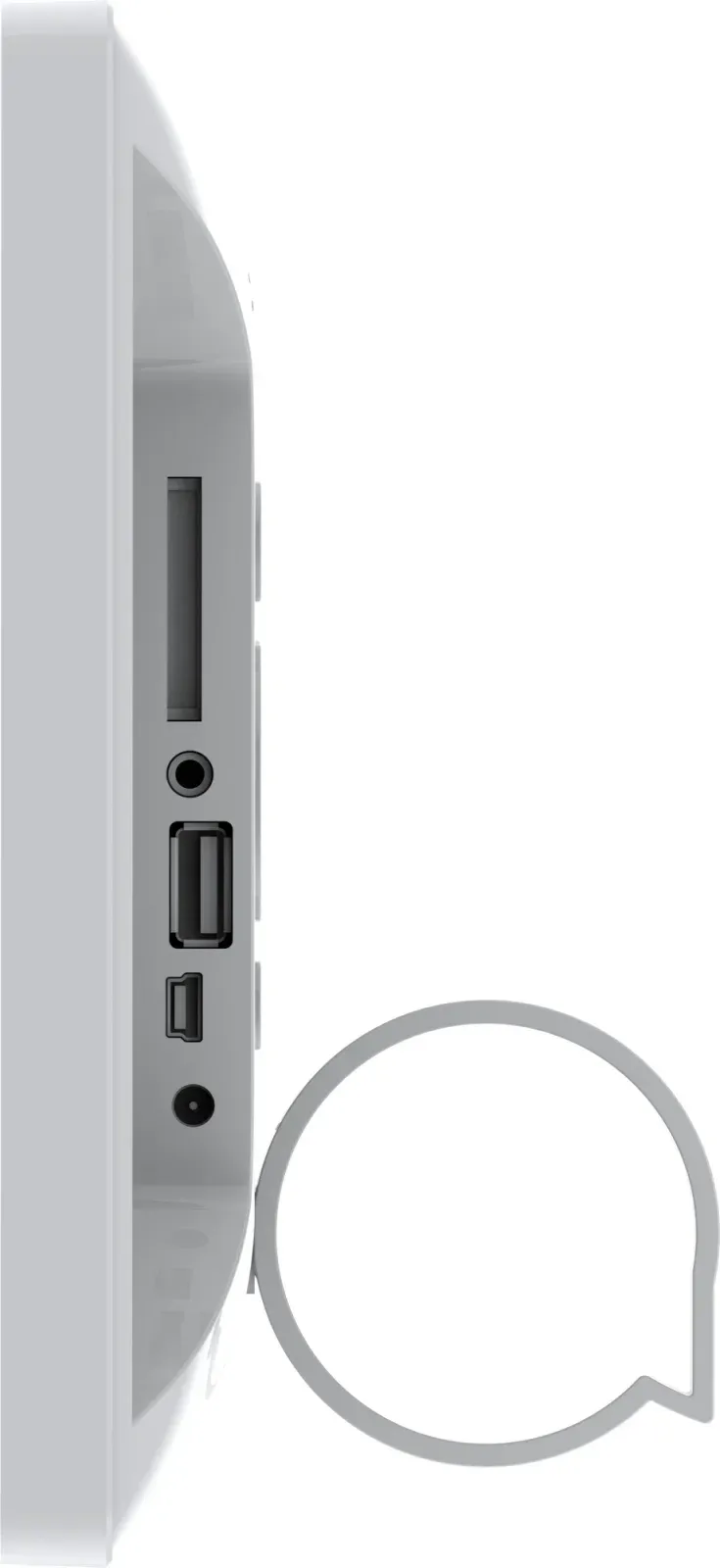 Фоторамка Digma 11.6 PF-1100 IPS 1366x768 белый пластик ПДУ Видео - фото 2