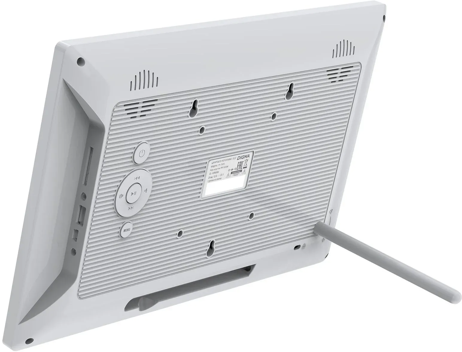 Фоторамка Digma 13.3 PF-1300 IPS 1920x1080 белый пластик ПДУ Видео - фото 5