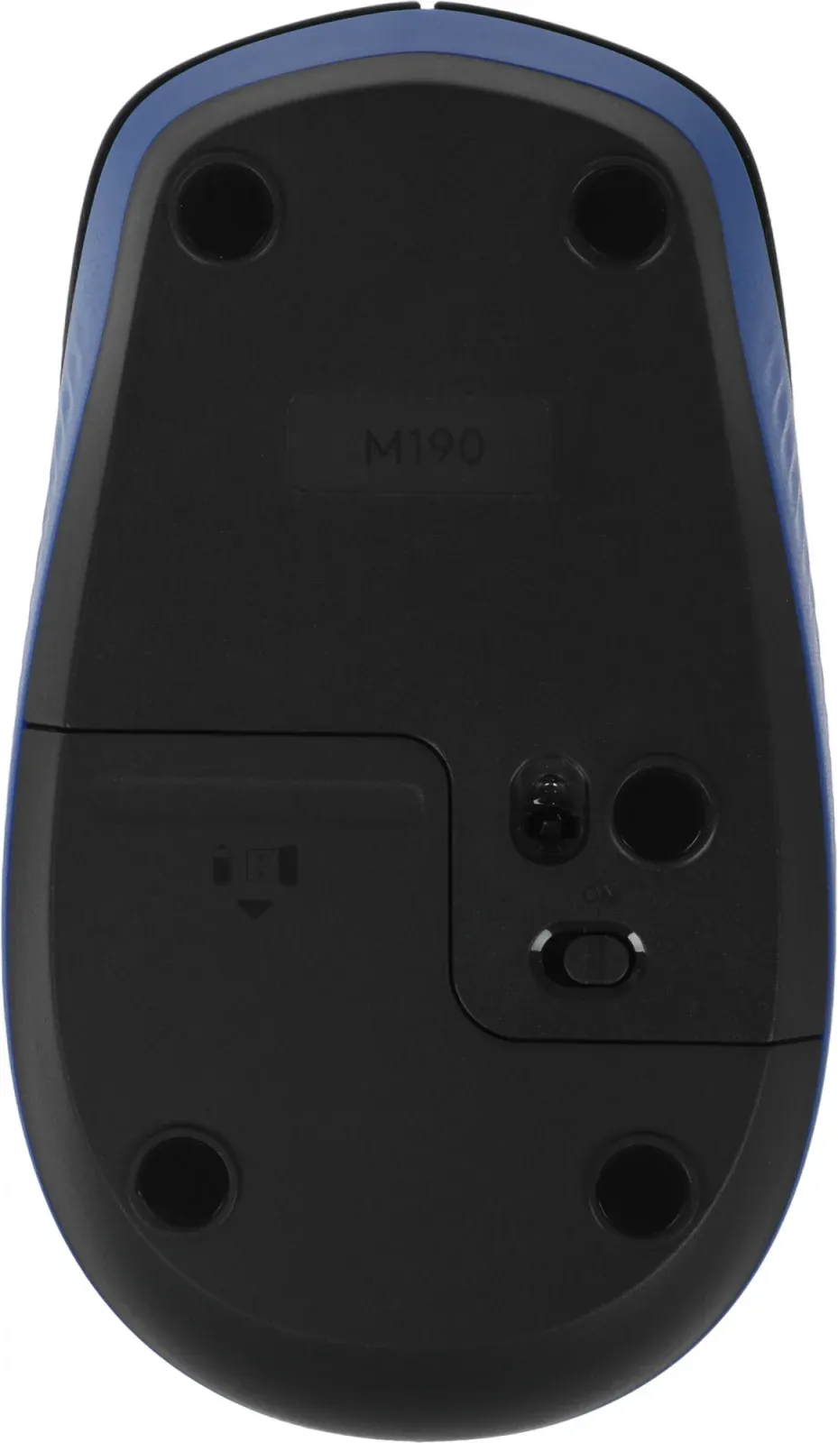 Мышь Logitech M190 черный/синий оптическая 1000dpi беспров. USB 2but 910-005925 - фото 5