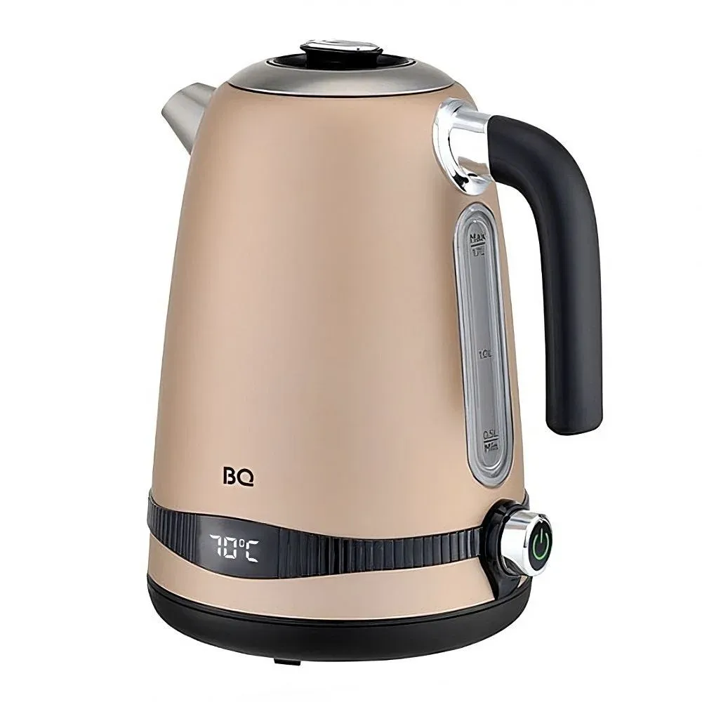 Чайник электрический BQ KT1724SW 1.7л. 2200Вт бежевый корпус: металл/пластик 86195510 - фото 2